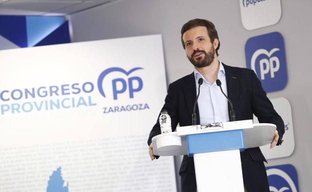 Casado presenta al PP como «la casa común» frente a pactar con Bildu