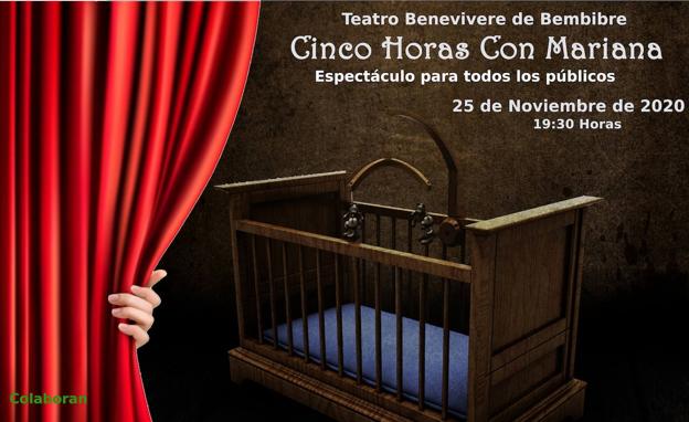 La pieza teatral 'Cinco horas con Mariana' llega a Bembibre de la mano del actor berciano Andrés Campelo