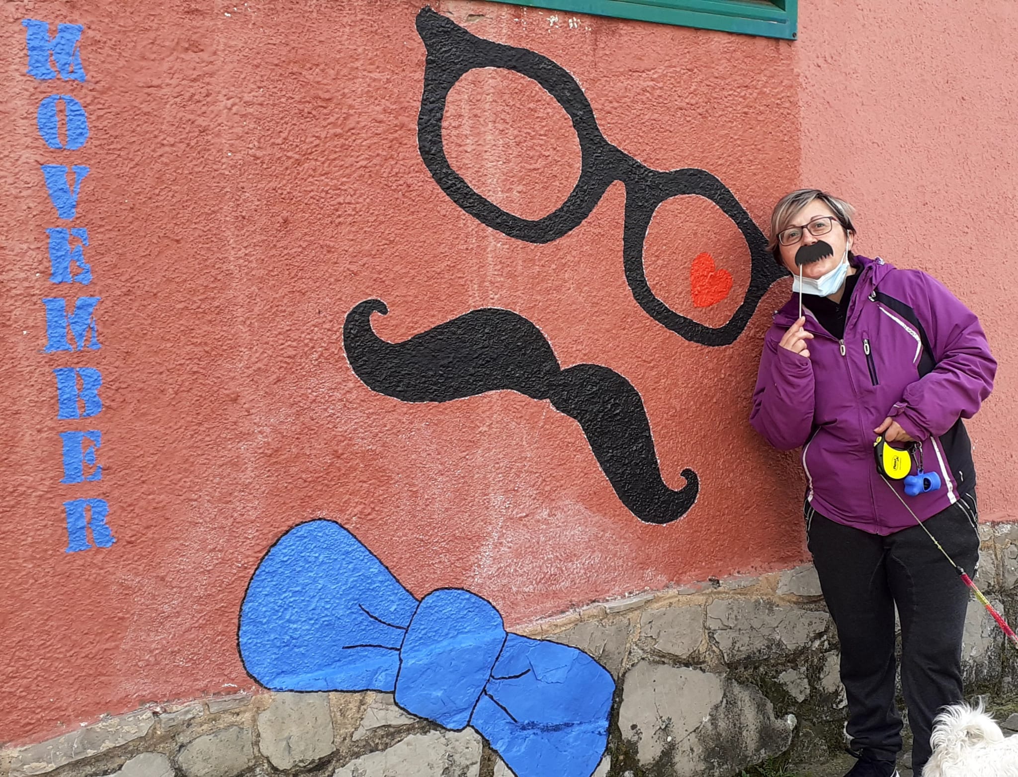 Ciñera, con el 'Movember'