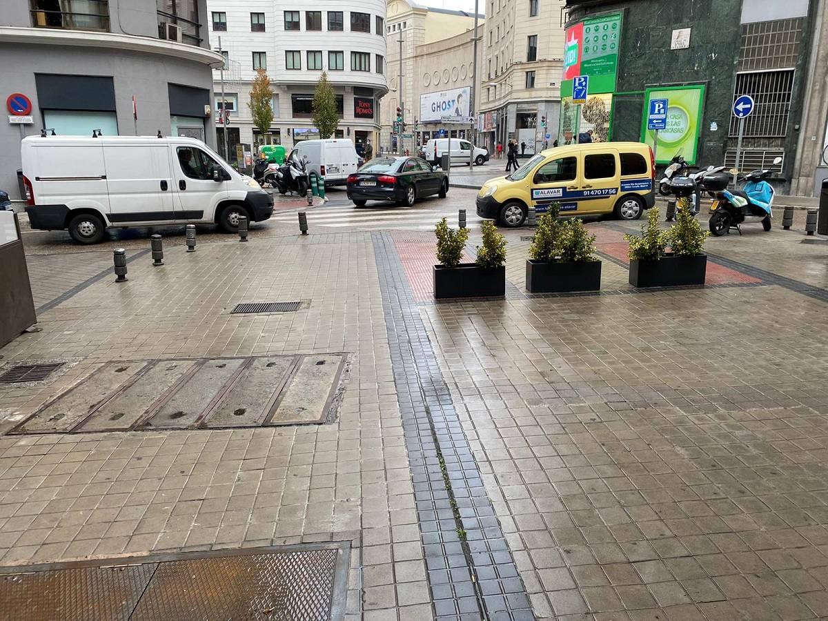 Un trocín de León con vistas a Gran Vía