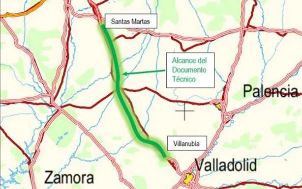 Mitma aprueba documento para actualizar la evaluación ambiental del tramo Villanubla-Santas Martas de la autovía A-60
