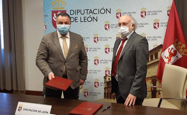 La Diputación renueva la cesión a la Junta de un pabellón de San Cayetano y del Colegio Pedro Ponce de Astorga para dar servicio a 605 alumnos de la provincia
