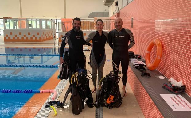 Dos policías locales y un bombero de León participarán en el Campeonato de España de Buceo