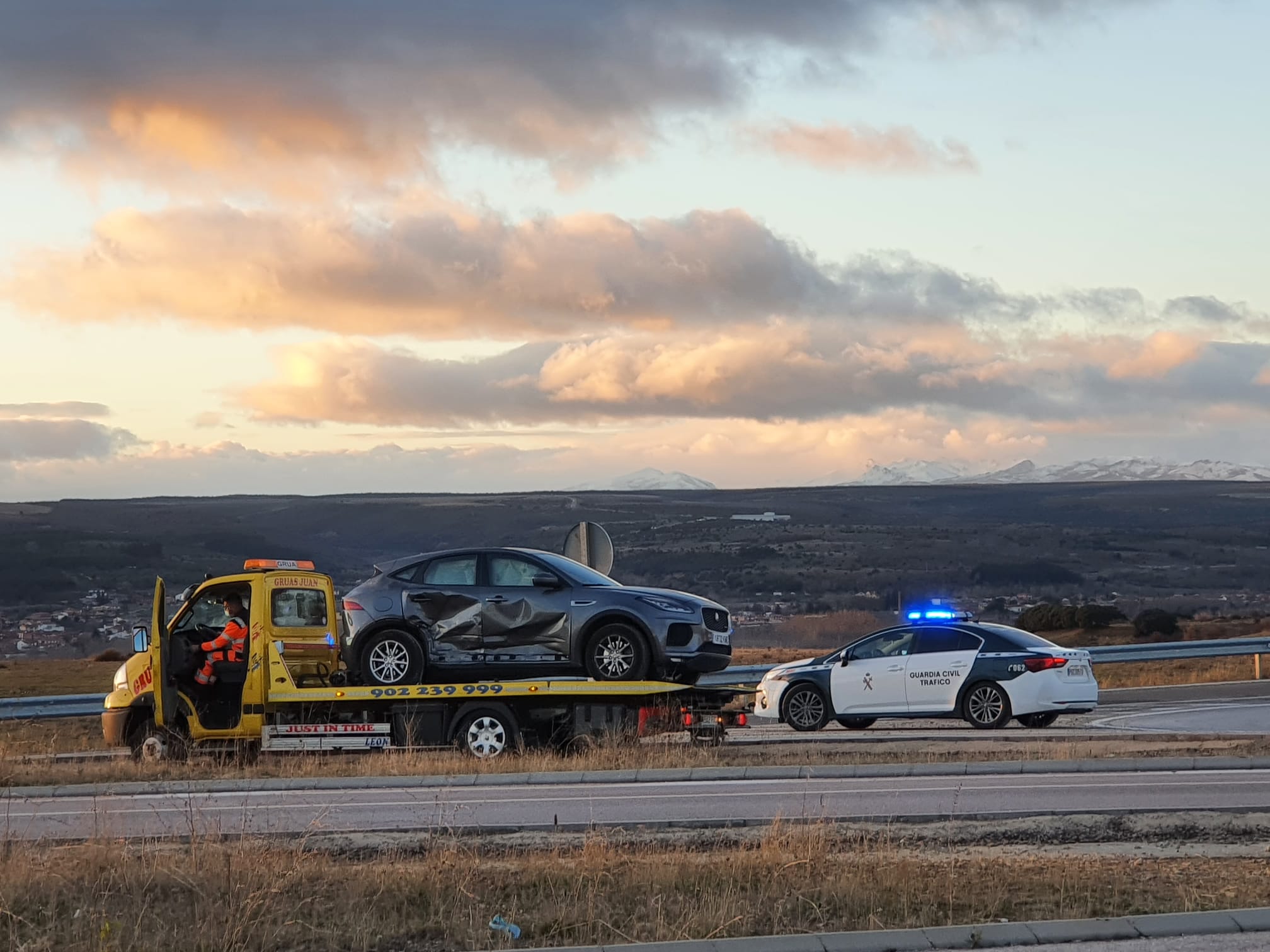 Accidente en Sariegos