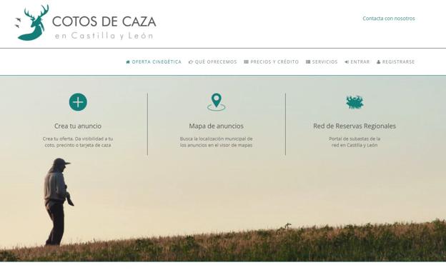 Un portal en internet permite a los cotos de caza anunciar su oferta cinegética de forma gratuita