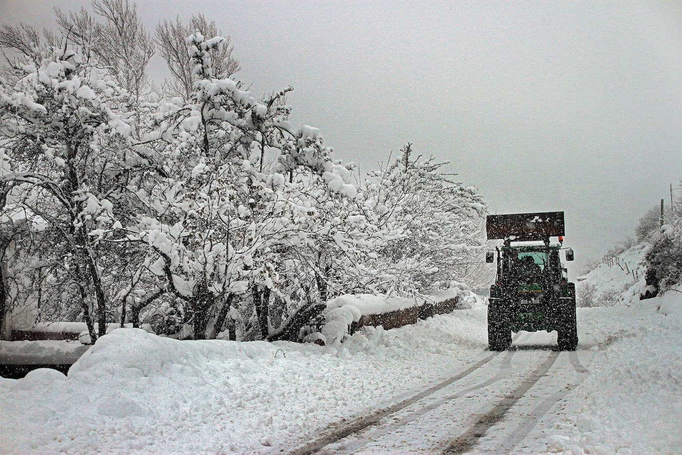 La borrasca Ernest trae más nieve a la montaña de León