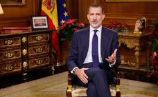 La Moncloa espera que Felipe VI hable de su padre en Nochebuena