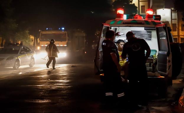 Un incendio marca la Nochebuena en el barrio de La Chacarita de Asunción (Paraguay)