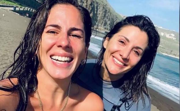 El baile de Nagore Robles para celebrar sus vacaciones en Canarias