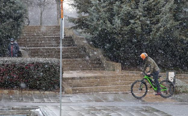 Y la nieve llegó a León