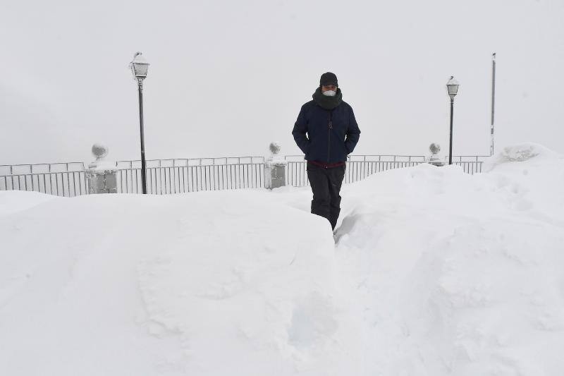 La nieve causa estragos en la provincia