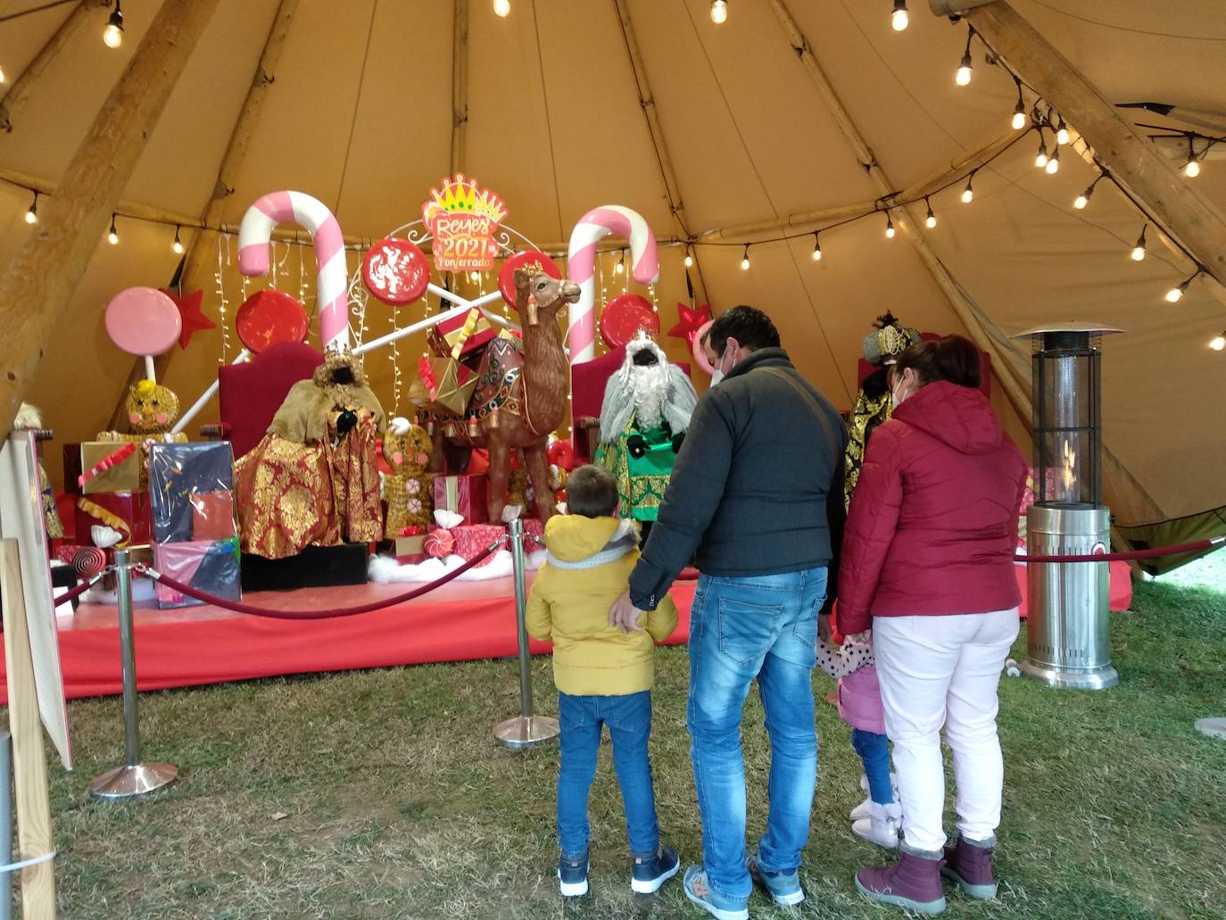 La llegada de los Reyes Magos llena de ilusión y magia Ponferrada