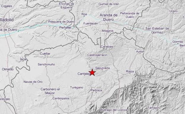 Un terremoto de magnitud 3,1 con epicentro cerca de Sebúlcor sacude parte de la provincia de Segovia