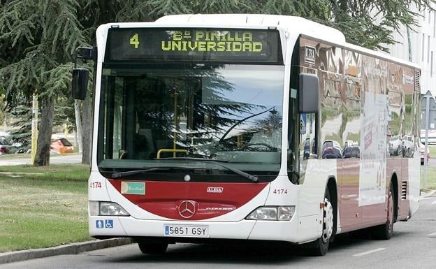 Castilla y León experimenta en noviembre el cuarto mayor descenso en el número de viajeros de autobús urbano, con un 48,8%