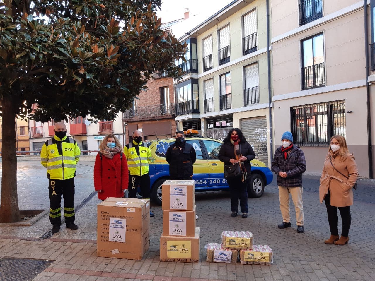El Ayuntamiento de León agradece la donación de 4.000 mascarillas por parte de un empresario de San Andrés destinadas a las personas sin hogar
