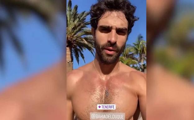 Juan Betancourt disfruta de Tenerife y su buen clima