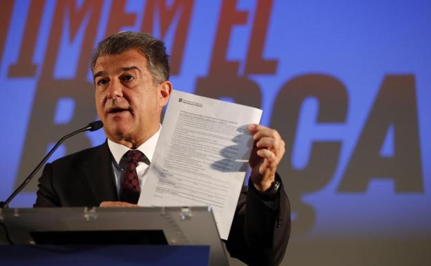 Laporta acusa al PSG de faltarle al respeto al Barça