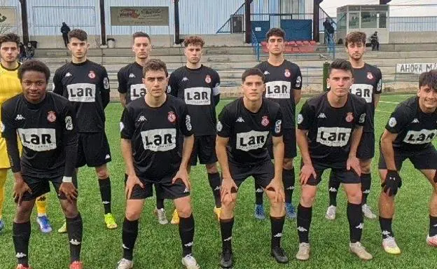 Once inicial del Juvenil en Alcorcón./