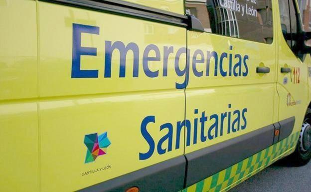 Un herido al volcar un camión en la localidad berciana de Camponaraya