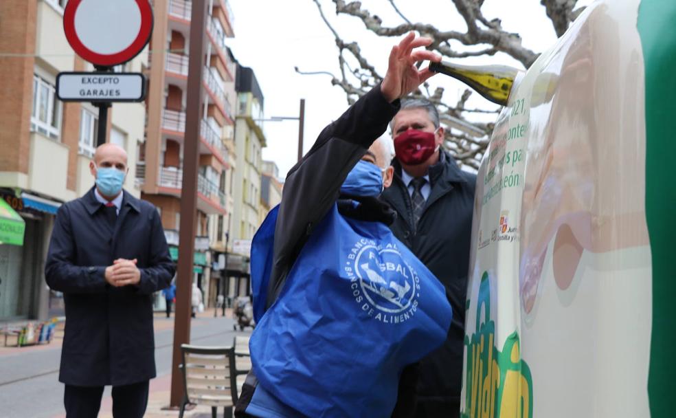 La ciudad de León recicla 800 kilos de vidrio a favor del Banco de Alimentos