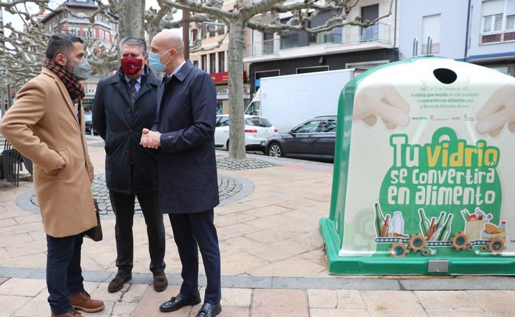 Campaña de recogida de vidrio en León