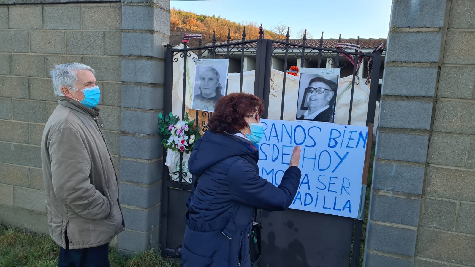 Exhumación en el cementerio de Abadengo