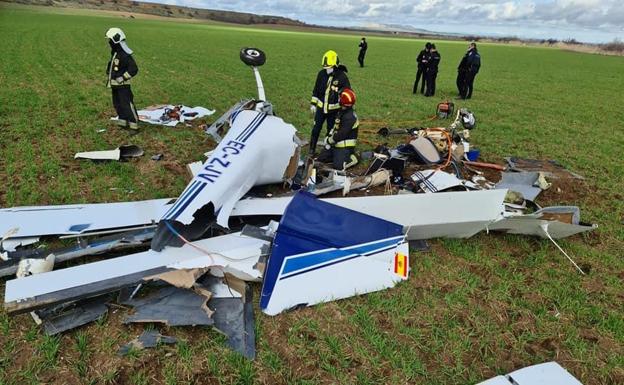 Dos muertos al estrellarse una avioneta en Toledo