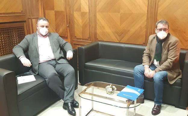 El presidente de la Diputación mantiene un encuentro con el alcalde de Sabero
