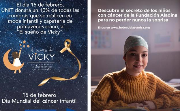 El Corte Inglés apoya a las fundaciones Aladina y El Sueño de Vicky en la lucha contra el cáncer infantil