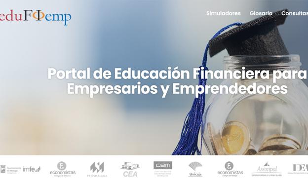 El Proyecto Edufinet de Unicaja estrena nueva web para su portal de educación financiera dirigido a empresarios y emprendedores