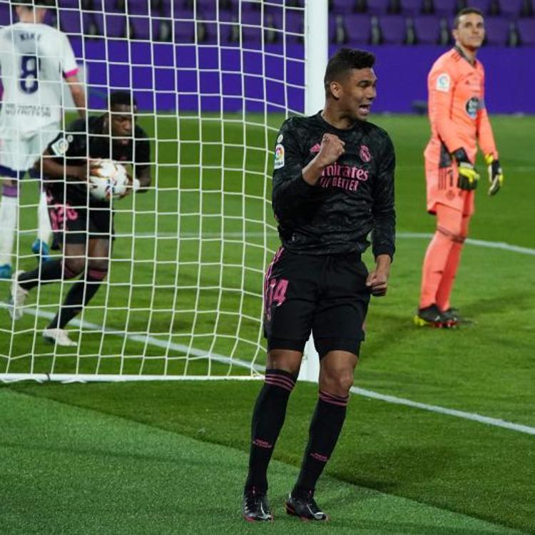 Vídeo: Casemiro desatasca al Madrid en Valladolid