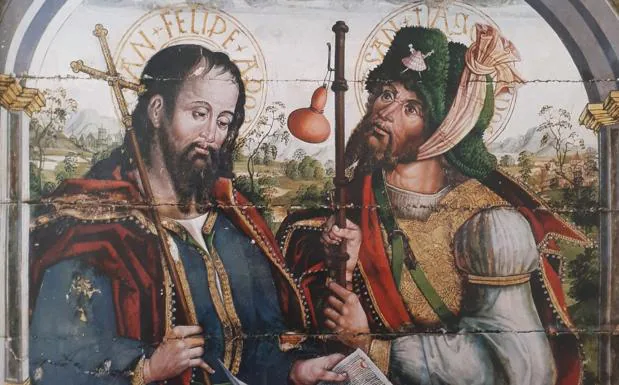 San Felipe y Santiago, apóstoles: la pieza del mes de febrero en el Palacio Episcopal de Astorga
