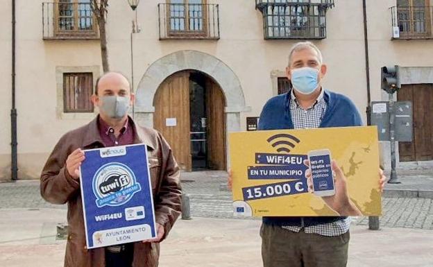 León contará con 16 puntos wifi para acceder a Internet de forma gratuita dentro del proyecto Wifi4EU