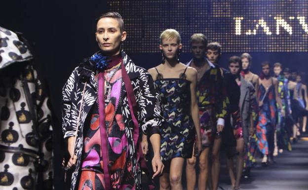 Espectacular desfile de la firma Lanvin