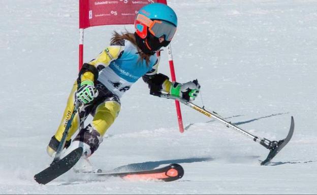 María Martín-Granizo, campeona de la Copa de España de Slalom Gigante adaptado