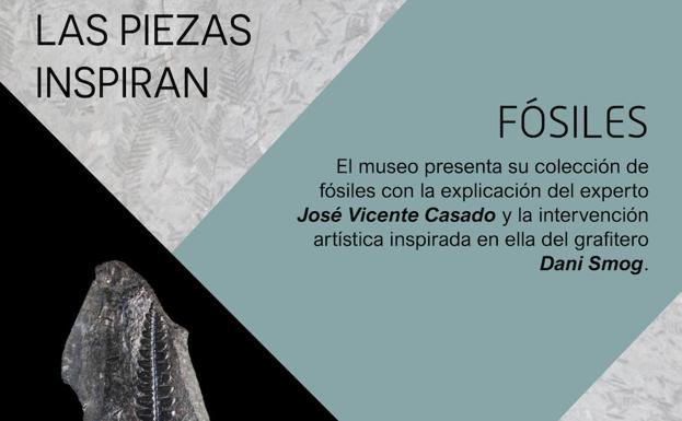 La colección de fósiles protagoniza el programa 'Las piezas inspiran' en el Museo de la Siderurgia y la Minería