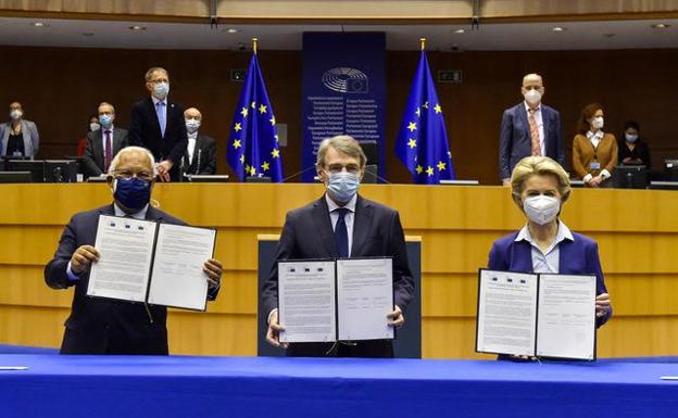 Sassoli y Von der Leyen activan la conferencia sobre el futuro de Europa