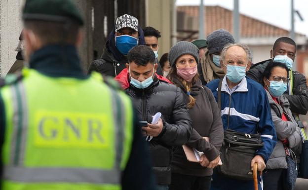 España prorroga el cierre de la frontera con Portugal hasta el 6 de abril