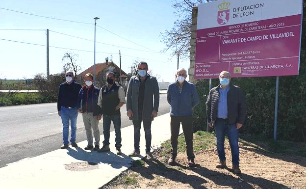 La Diputación invierte 811.000 euros en el ensanche y mejora de las carreteras a Villavidel y Malillos de los Oteros