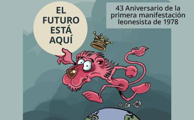 Un león corriendo libre como símbolo de la próxima manifestación por la autonomía leonesa
