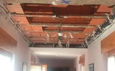 Los usuarios de la residencia de Riello todavía no han regresado cinco meses después del desprendimiento de parte del techo
