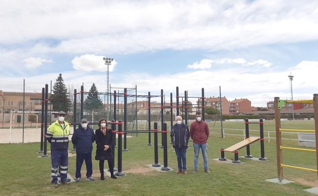 Santa María del Páramo completa su equipamiento de Street Workout con un coste de 3.000 euros