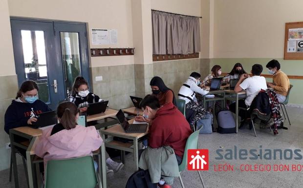 Los alumnos del Colegio Don Bosco participan en el proyecto educativo digital eWORLD sobre energía y cambio climático