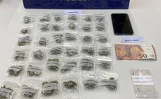 Detenido en Ponferrada tras ser sorprendido con más de 50 gramos de marihuana preparada para la venta