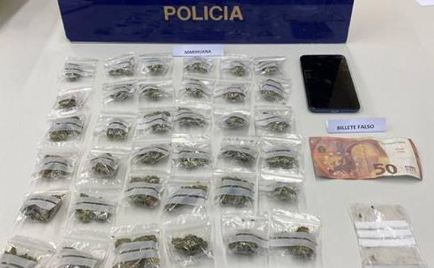 Detenido en Ponferrada tras ser sorprendido con más de 50 gramos de marihuana preparada para la venta