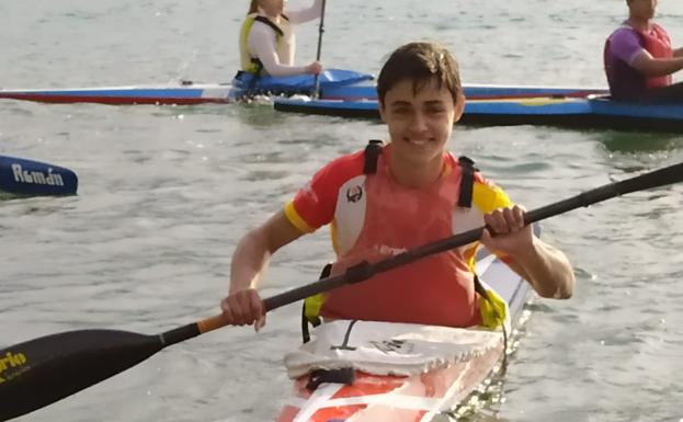 El leonés Alejandro Gutiérrez, bronce nacional en K-1 3.000 metros