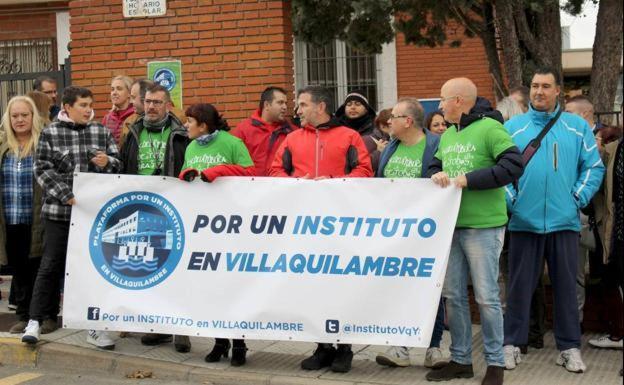 La Plataforma por un Instituto en Villaquilambre volverá a concentrase el en León para mantener sus exigencias