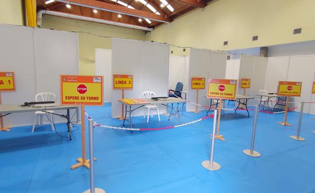 Ponferrada acondiciona una sala en las piscinas del Toralín para las vacunaciones masivas