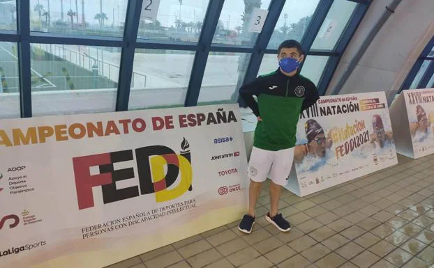 Buen papel de Pablo Rodríguez, del CN La Venatoria, en el Campeonato de España de Natación Adaptada