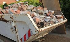 La Diputación destina 100.000 euros a la adquisición de contenedores para residuos de obra por parte de los ayuntamientos